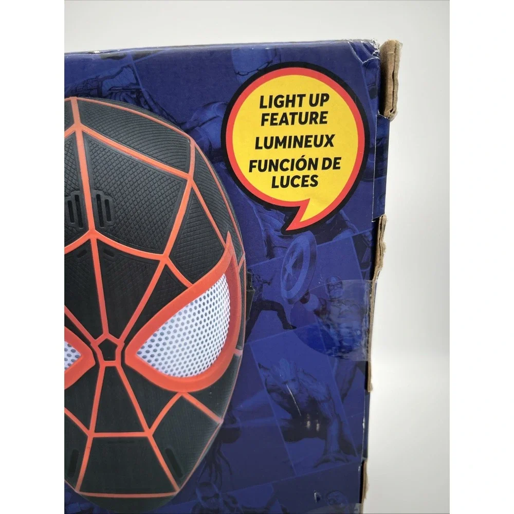 Disney Marvel Miles Morales Light-Up Spiderman Across‎ the Spider Verse Mask